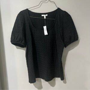 Maurices Black Textured Blouse